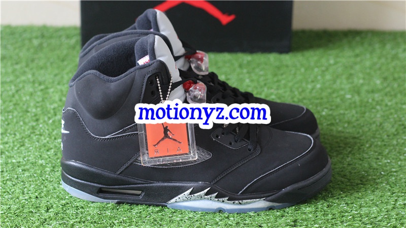 Authentic Air Jordan 5 Retro Blackmetallic